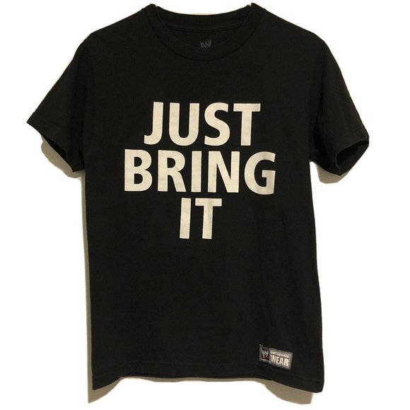 WWE Tops - The Rock Dwayne Johnson 2011 WWE Shirt Just Bring It Brahma Bull Women Small